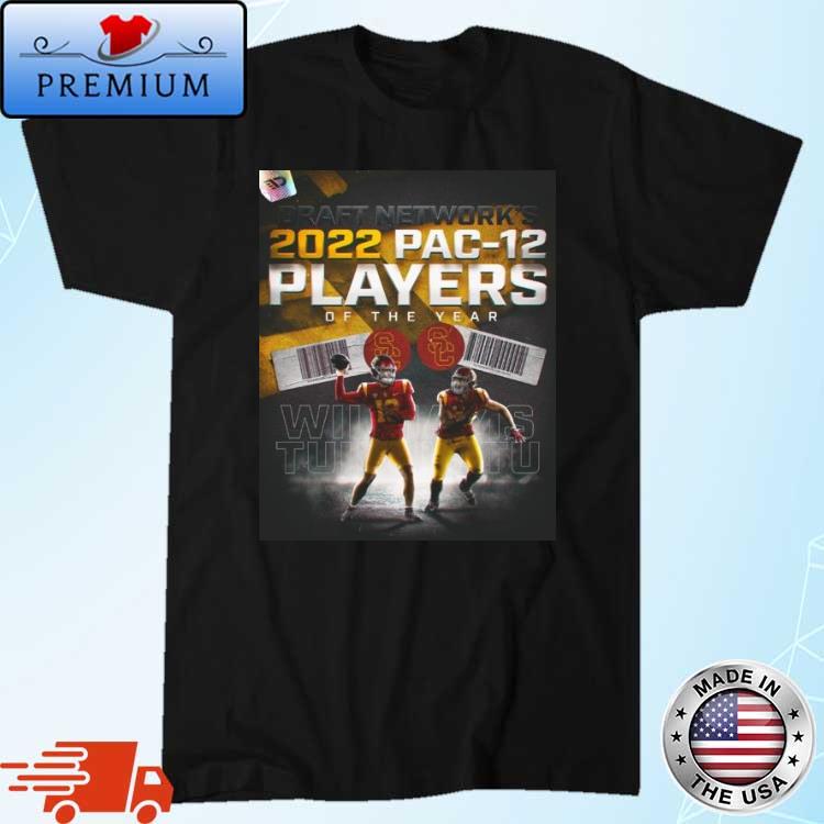 USC Football Draft Network 2022 Pac-12 Players Of The Year Shirt