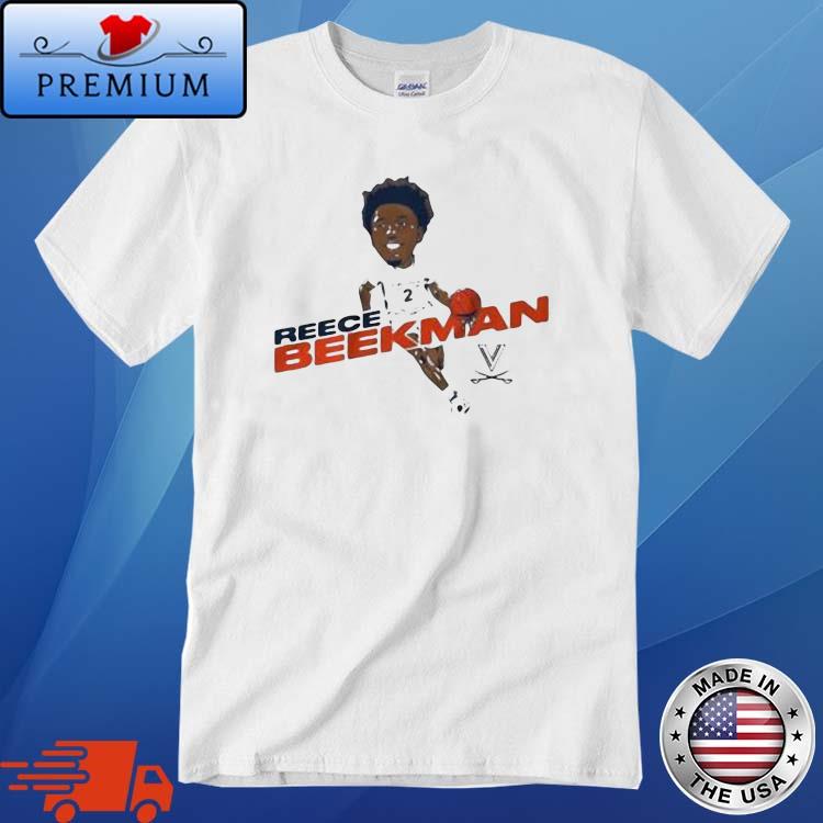 Virginia Basketball Reece Beekman Caricature Shirt