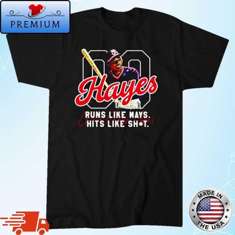 Willie Mays Hayes Runs Like Mays Hits Like Shit Shirt