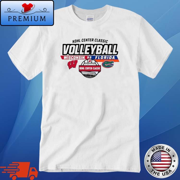 Wisconsin Badgers Vs. Florida Gators 2022 Kohl Center Classic Volleyball Shirt