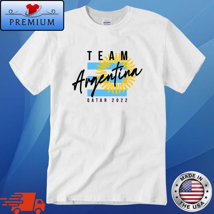 World Cup Champions Qatar 2022 Argentina Football Team Shirt