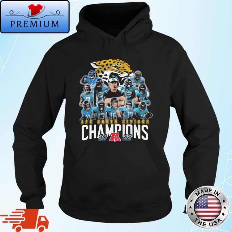 Jacksonville Jaguars Team Football 2022 AFC South Division Champions shirt,  hoodie, sweater, long sleeve and tank top