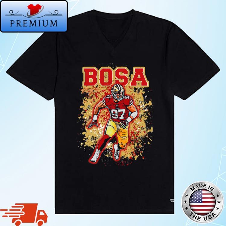 Nick Bosa 97 player football poster shirt, hoodie, sweater, long sleeve and  tank top