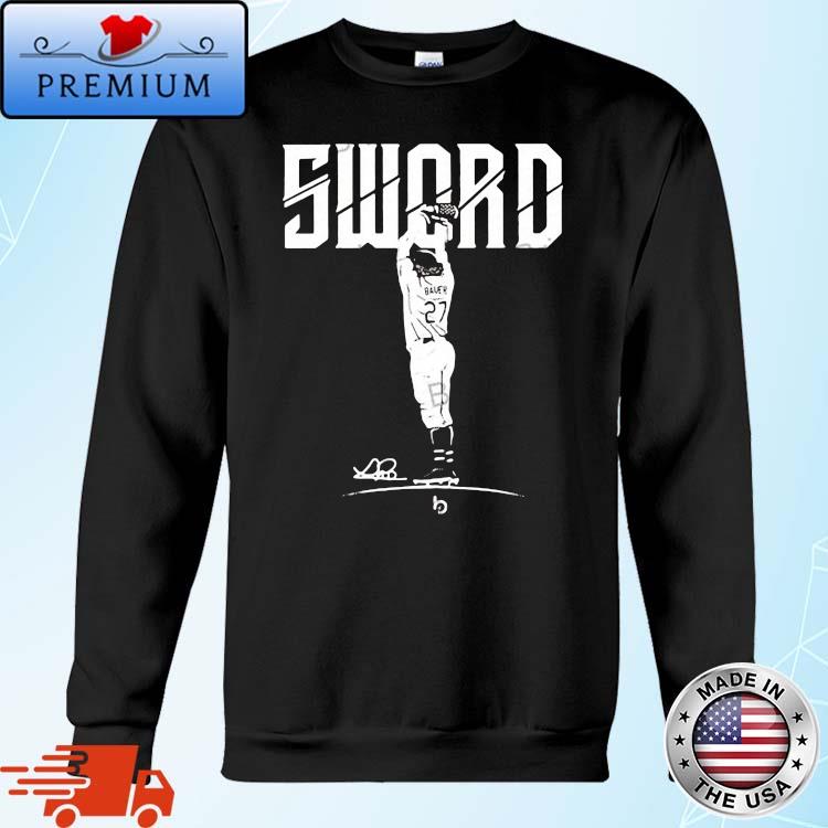Trevor Bauer Sword Signature Shirt,Sweater, Hoodie, And Long