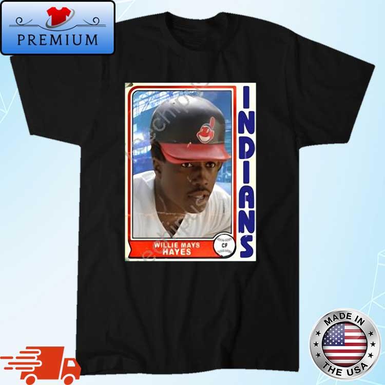 Willie Mays Hayes Indians Vintage Shirt