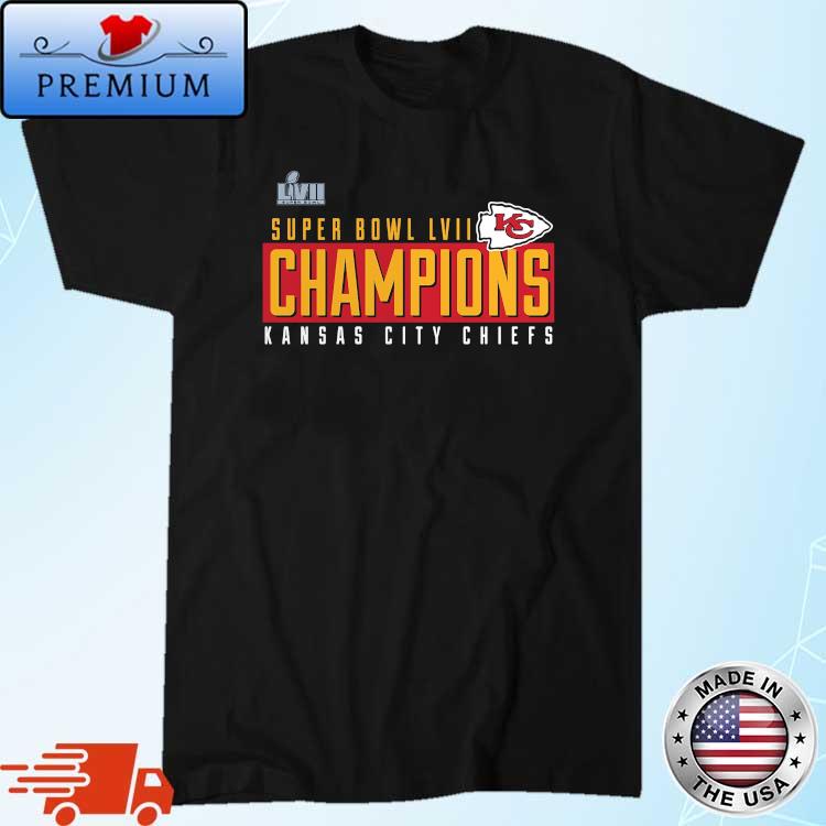 Official Kansas City Chiefs Super Bowl Lvii Champions Scoreboard Showcase  T-shirt Hoodie