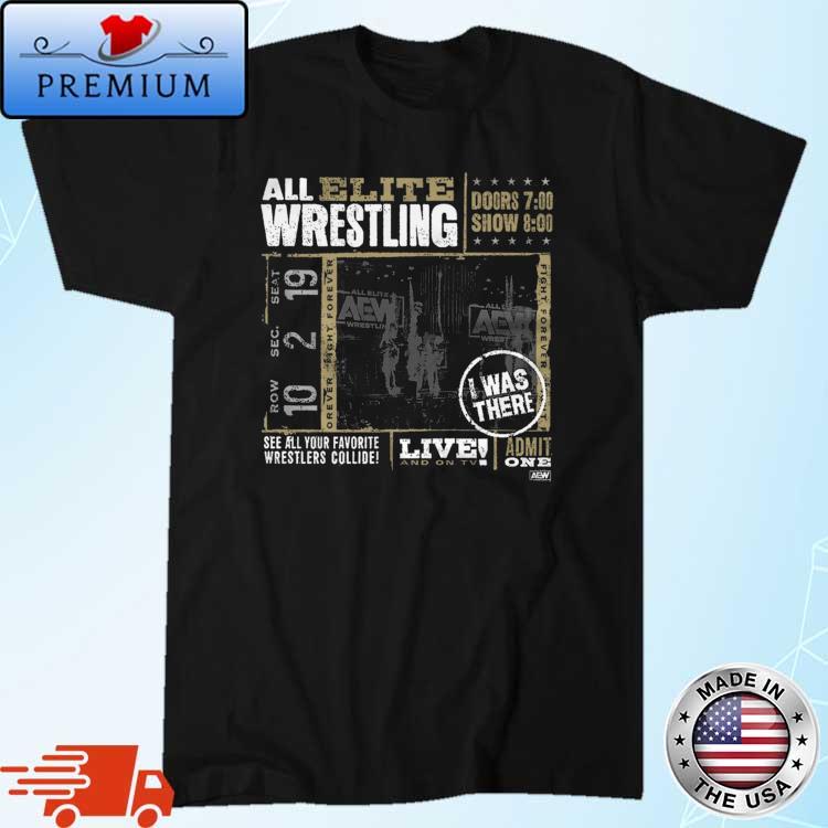 AEW Commemorative I Was There Event Shirt