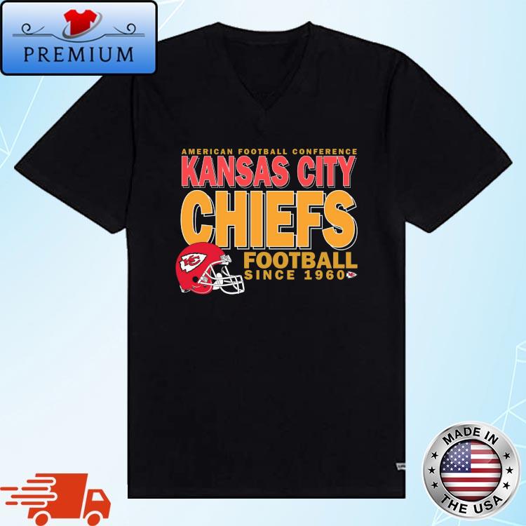 Kansas City Chiefs American Football Conference Football Since 1960 Shirt,  hoodie, sweater, long sleeve and tank top