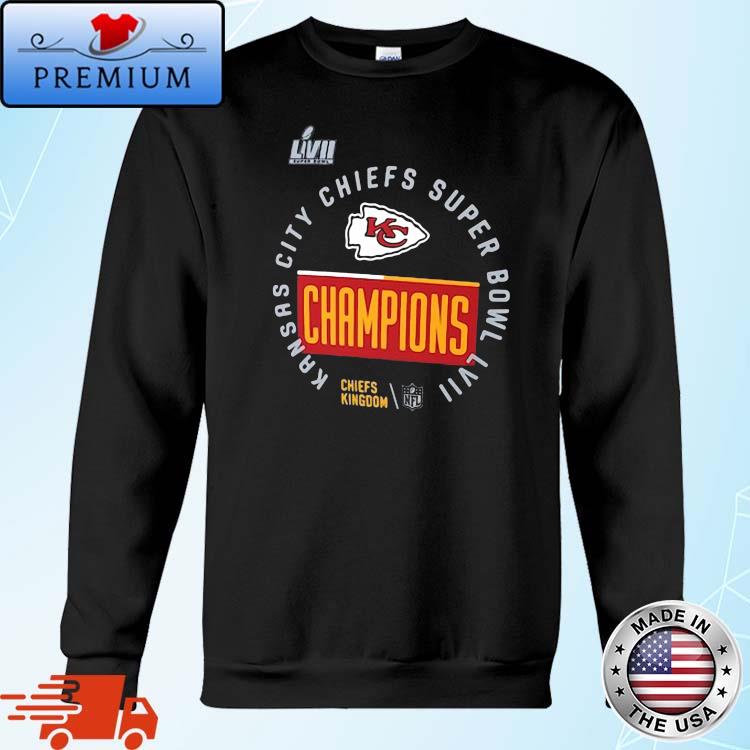 Official Kansas city Chiefs nike super bowl lvii champions locker room  trophy collection 2023 shirt, hoodie, sweater, long sleeve and tank top