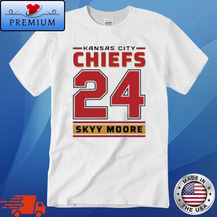 Skyy Moore 24 Kansas City Chiefs football player poster gift shirt, hoodie,  sweater, long sleeve and tank top