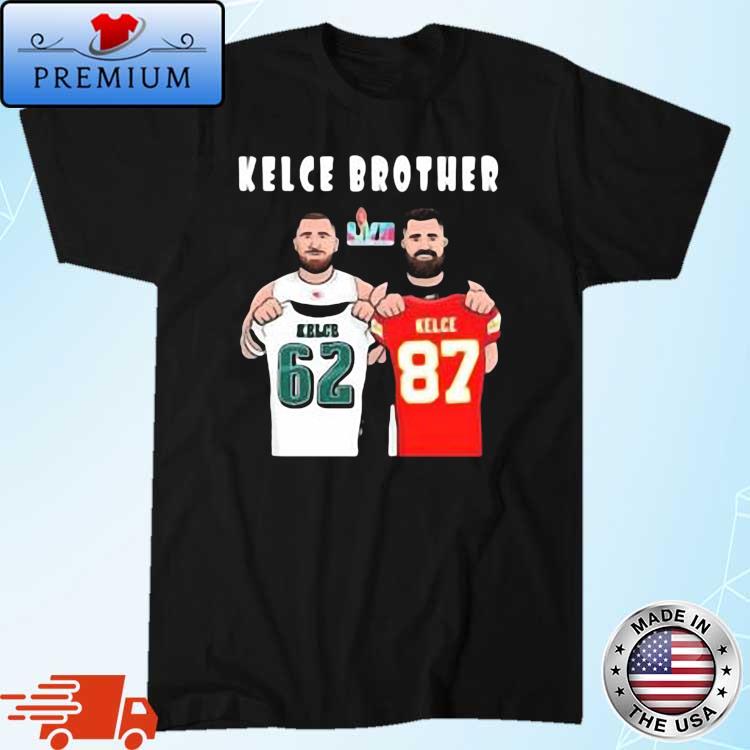 Official Kelce Brothers Jason Kelce Vs Travis Kelce Lvii Super Bowl Matchup  shirt, hoodie, sweater, long sleeve and tank top