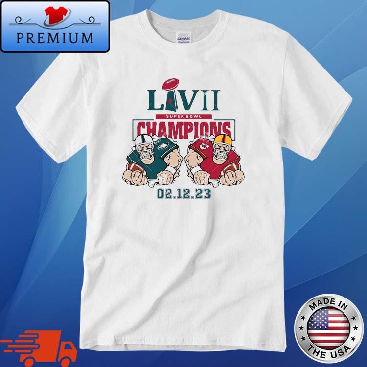 2023 Super Bowl LVII Kansas City Chiefs Vs Philadelphia Eagles shirt,  hoodie, sweater, long sleeve and tank top