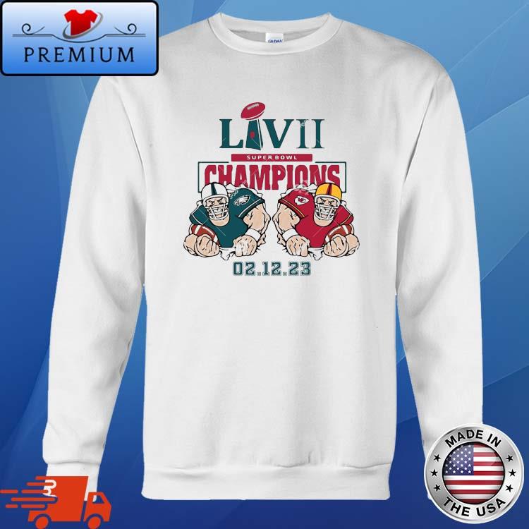 Funny Super bowl lvii Kansas city Chiefs vs philadelphia eagles shirt,  hoodie, sweater, long sleeve and tank top