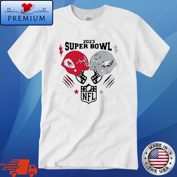 Official Super Bowl 2023 Philadelphia Eagles Vs Kansas City Chiefs  T-shirt,Sweater, Hoodie, And Long Sleeved, Ladies, Tank Top