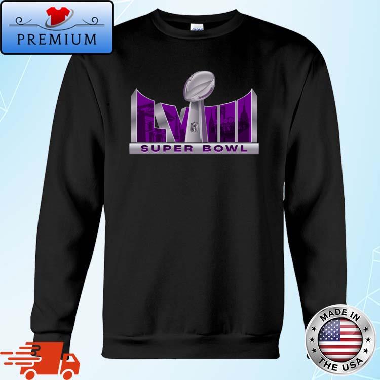 Nfl Super Bowl Lviii 2023 Logo T-shirt,Sweater, Hoodie, And Long Sleeved,  Ladies, Tank Top