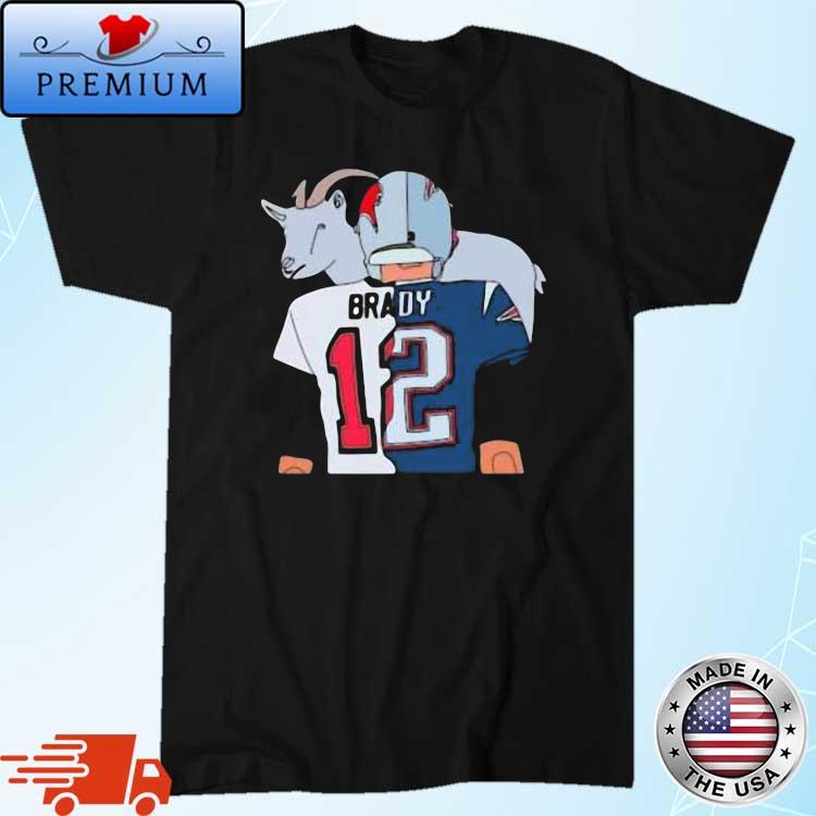 Tom Brady Goat Split Patriots Buccaneers 2023 Shirt,Sweater, Hoodie, And  Long Sleeved, Ladies, Tank Top