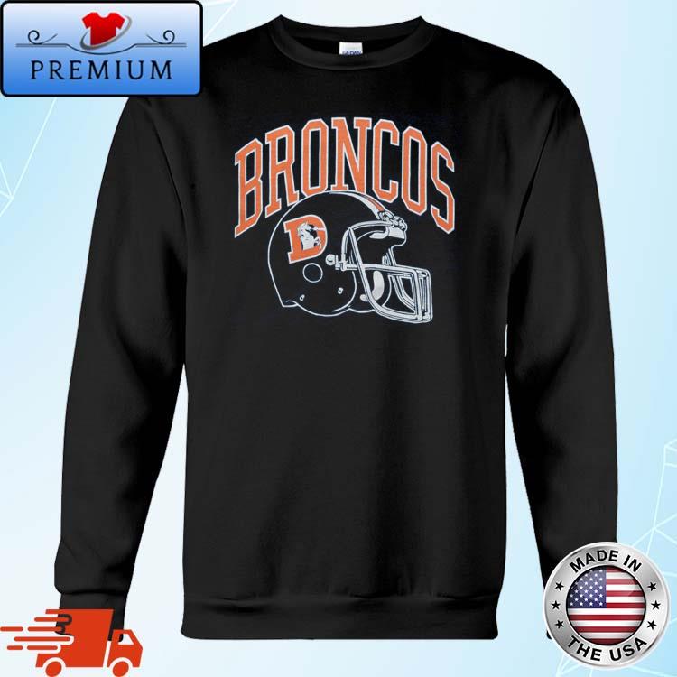 Official Denver broncos helmet retro t-shirt, hoodie, sweater