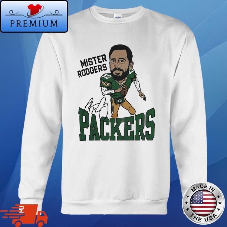 Green Bay Packers Aaron Rodgers Signature Homage Caricature Player Shirt,Sweater,  Hoodie, And Long Sleeved, Ladies, Tank Top