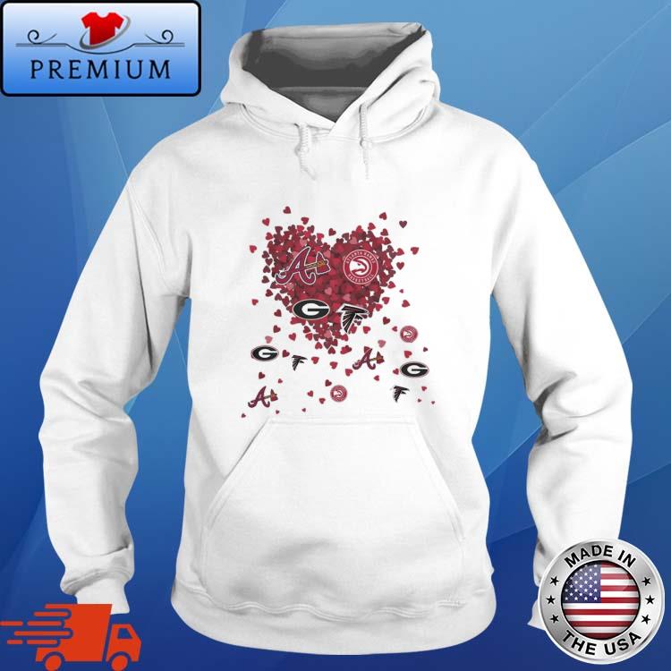 Heart Love Atlanta Braves X Atlanta Hawks X Green Bay Packers X Atlanta  Falcons Shirt, hoodie, longsleeve, sweatshirt, v-neck tee