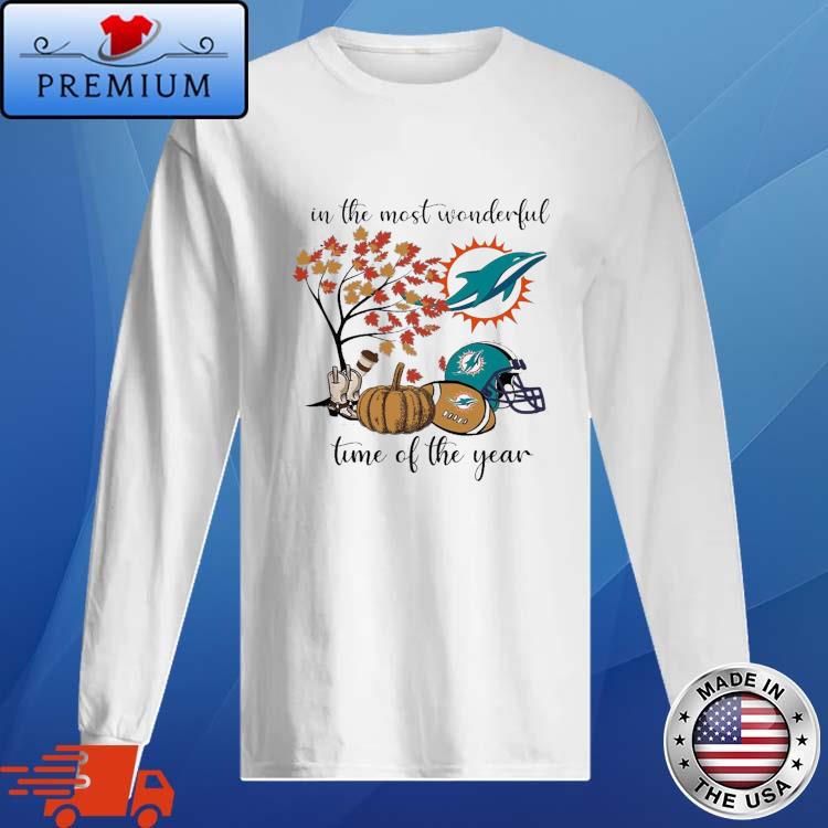 Miami Dolphins In The Most Wonderful Time Of The Year 2023 Shirt,Sweater,  Hoodie, And Long Sleeved, Ladies, Tank Top