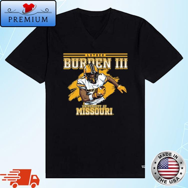 LASublimation Missouri - NCAA Football : Luther Burden III - Gold Jersey FullColor / Youth Small