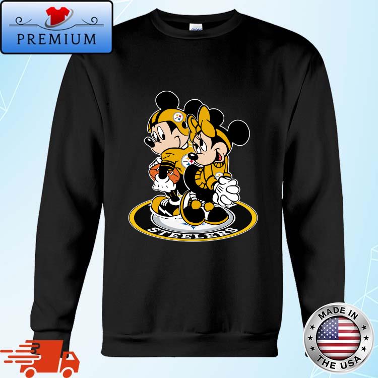 Original Nfl Pittsburgh Steelers Mickey And Minnie T-shirt,Sweater, Hoodie,  And Long Sleeved, Ladies, Tank Top