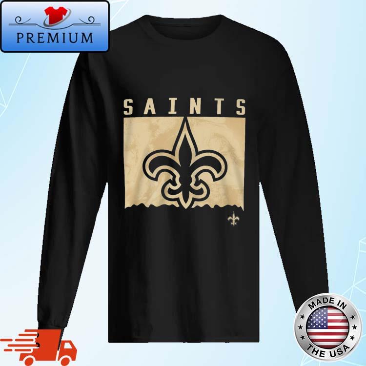 NFL Team Apparel Saints Women’s Fleur de Lis Tee Large