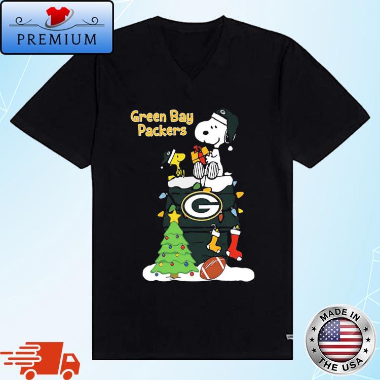 Green Bay Packers Christmas Snoopy and Woodstock 2023 T-shirt, hoodie,  sweater, long sleeve and tank top