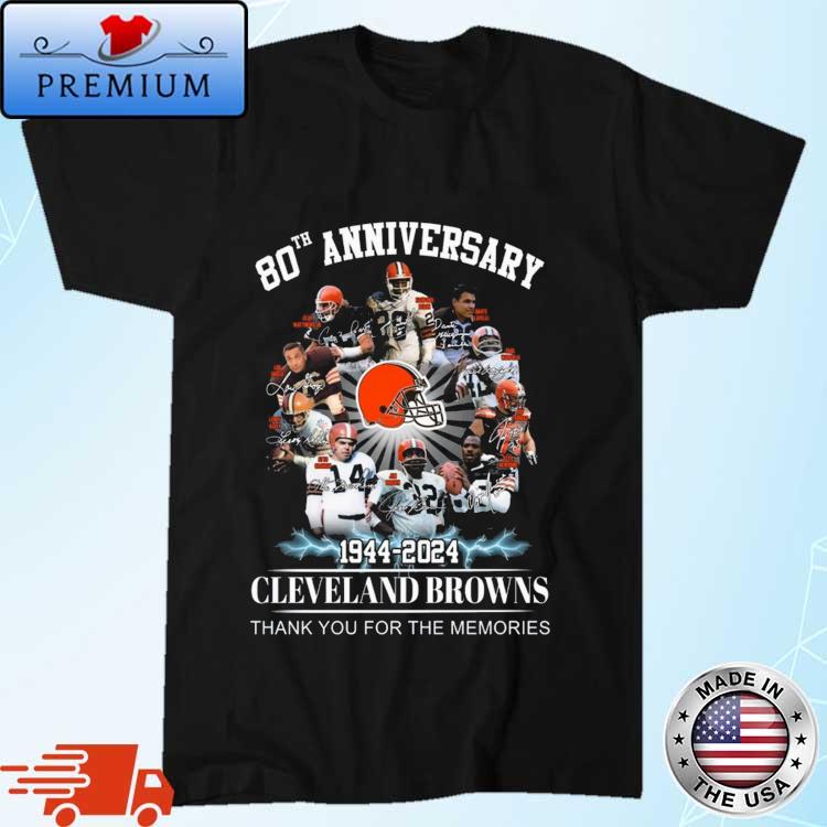 cleveland browns 75th anniversary shirt