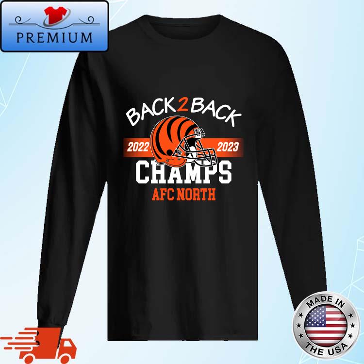 Vicetshirt - Cincinnati Bengals Back 2 Back Champs 2022 2023 AFC