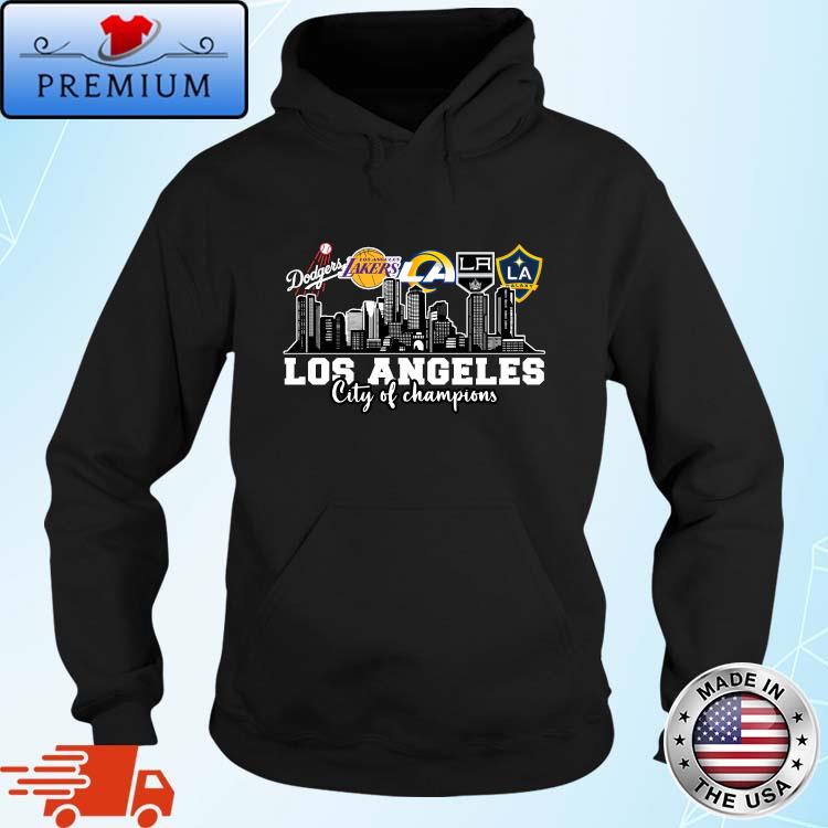 Los Angeles City Of Champions Dodgers Lakers Rams Galaxy T-Shirt,Sweater,  Hoodie, And Long Sleeved, Ladies, Tank Top
