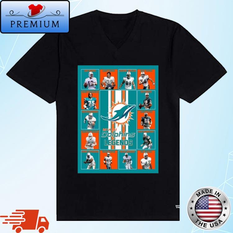 Miami Dolphins Legends Players 2023 Signatures Shirt