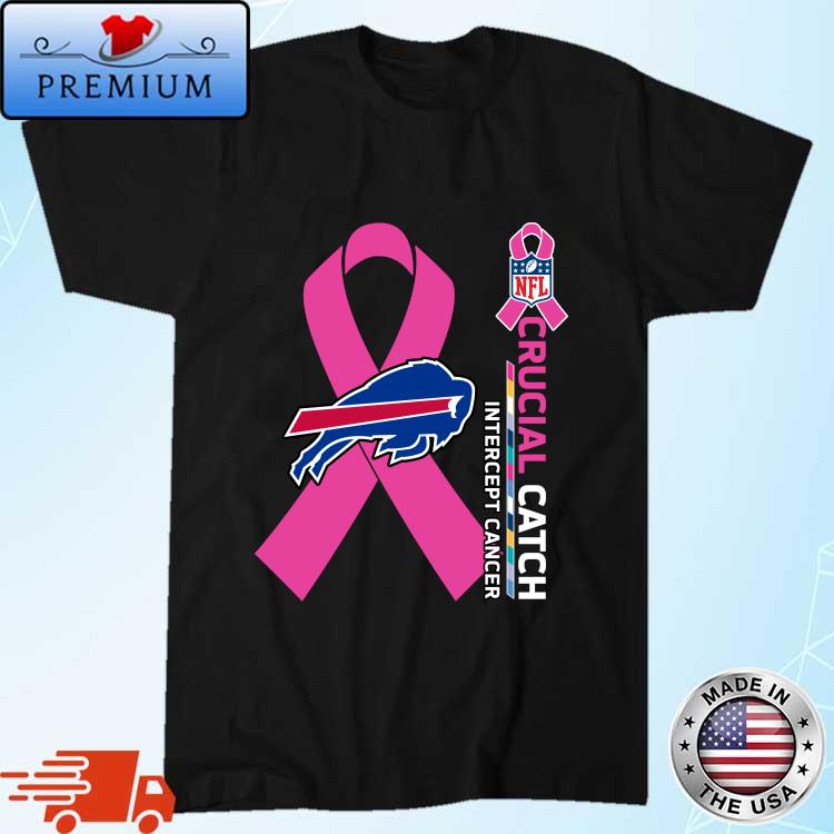 NFL Buffalo Bills Crucial Catch Intercept Cancer Pink tshirt,Sweater, Hoodie,  And Long Sleeved, Ladies, Tank Top