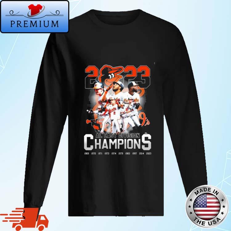 Baltimore Orioles 2023 Al East Champions Hoodie Shirt - HollyTees