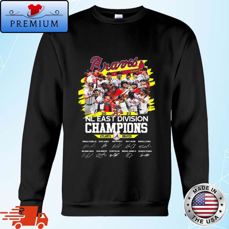 Official Atlanta Braves Best Team Players 2023 NL East Division Champions  Signatures shirt,Sweater, Hoodie, And Long Sleeved, Ladies, Tank Top