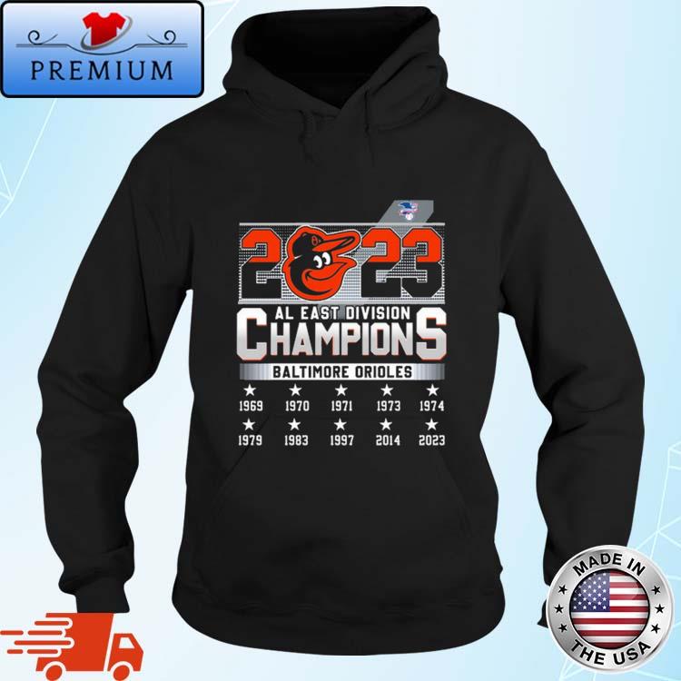 Official Baltimore Orioles 1969-2023 Al East Division Champions shirt,Sweater,  Hoodie, And Long Sleeved, Ladies, Tank Top