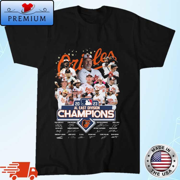 Baltimore Orioles 2023 American League East Division Champions shirt,  hoodie, sweater, long sleeve and tank top