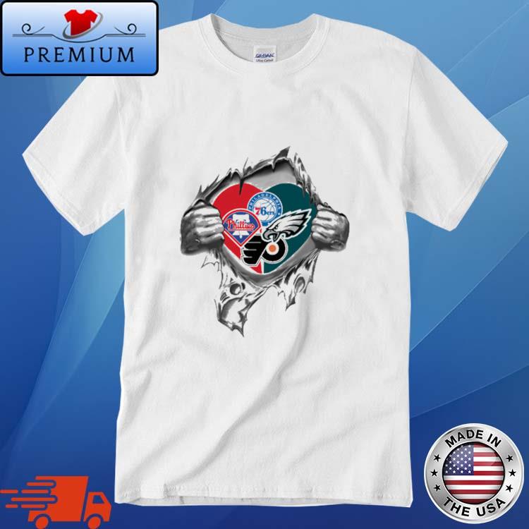 Philadelphia Sports Teams Kids T-Shirt: Phillies Eagles 76ers