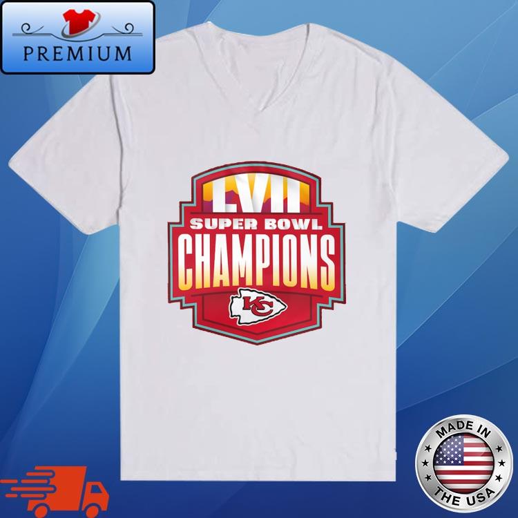 Kansas City Chiefs 2023 super bowl LVII champions new design shirt