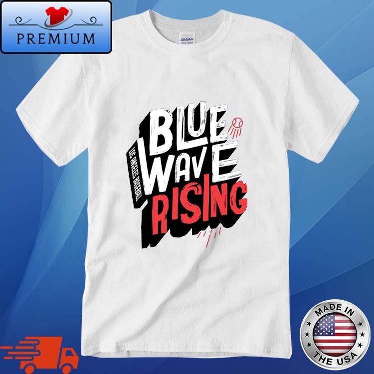 Official Los Angeles Dodgers Blue Wave Rising Shirt, hoodie