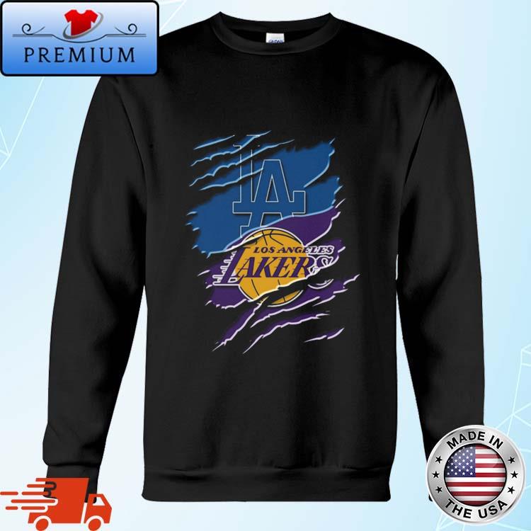 Official Los angeles Dodgers and los angeles Lakers 2023 T-shirt