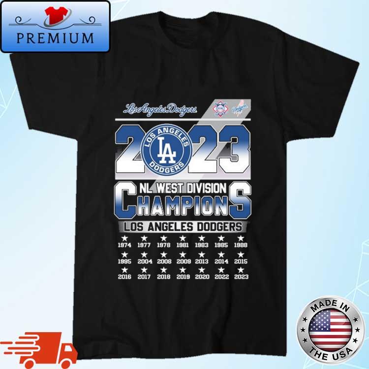 Official Los Angeles Dodgers Baseball 2023 NL West Division Champions shirt,Sweater,  Hoodie, And Long Sleeved, Ladies, Tank Top