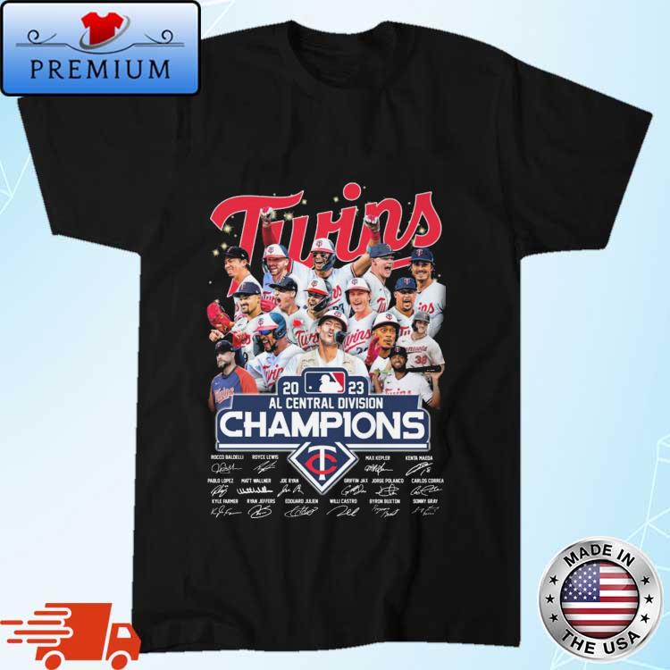 2023 Al Central Division Champions Minnesota Twins Shirt