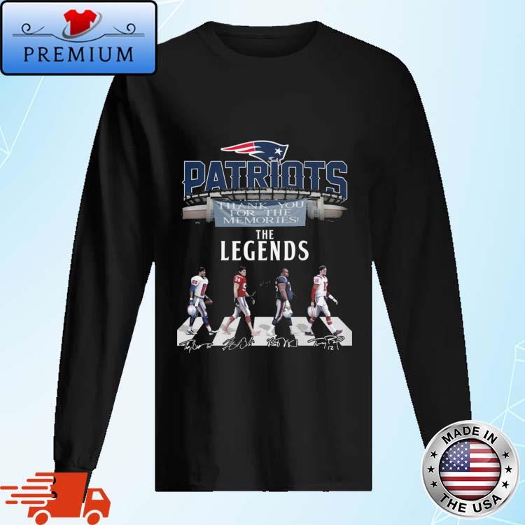 New England Patriots The Legends Abbey Road Signatures Shirt, hoodie,  sweater, long sleeve and tank top