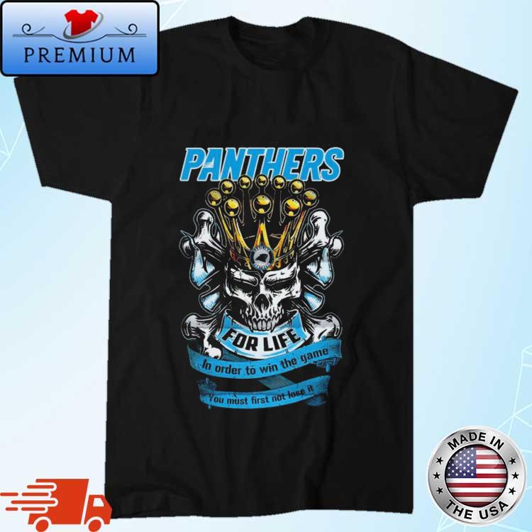 Skull Carolina Panthers Nfl Shirt - High-Quality Printed Brand