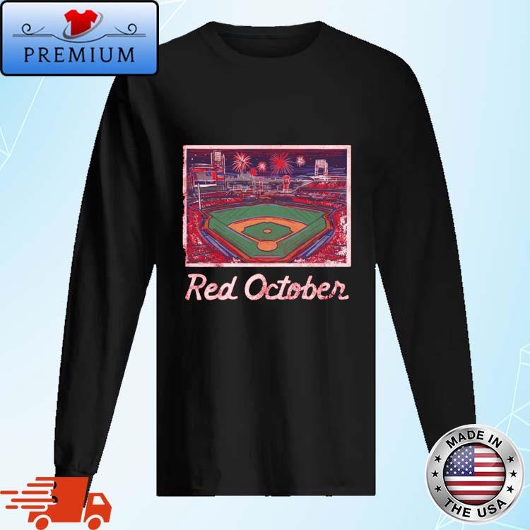 Official philadelphia Phillies Red October Poster Shirt, hoodie