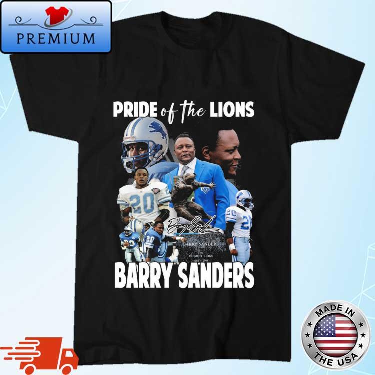 barry sanders jersey shirt