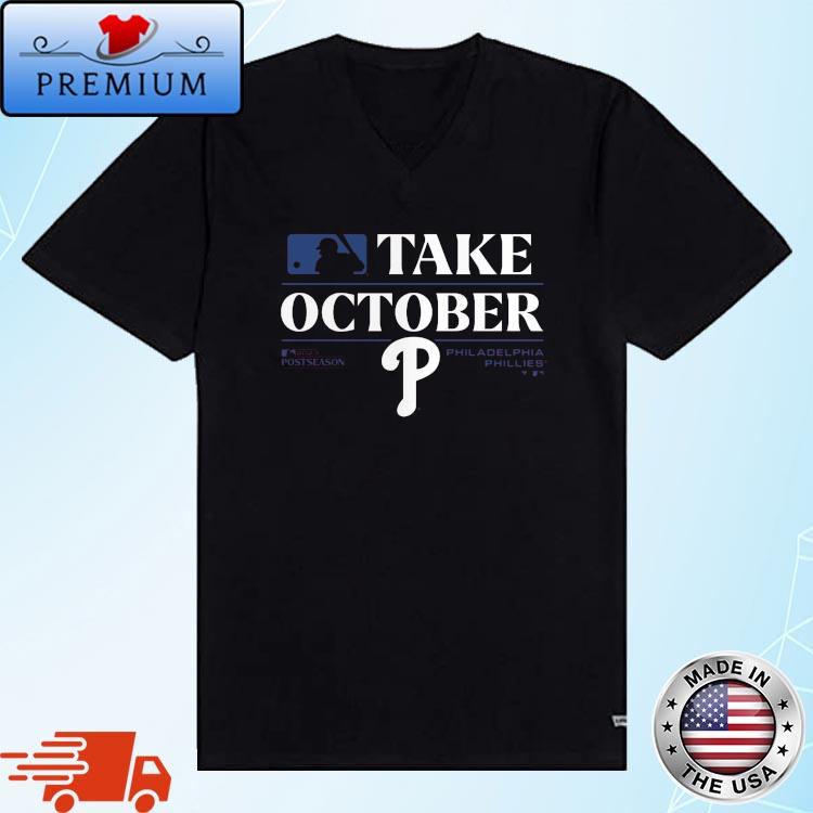 MLB Team Apparel Youth 2023 Postseason Take October Philadelphia Phillies  Locker Room T-Shirt