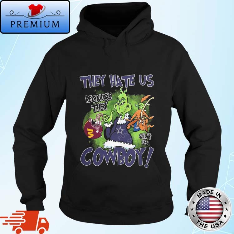 Official The Grinch They Hate Us Because They Dallas Cowboys shirt