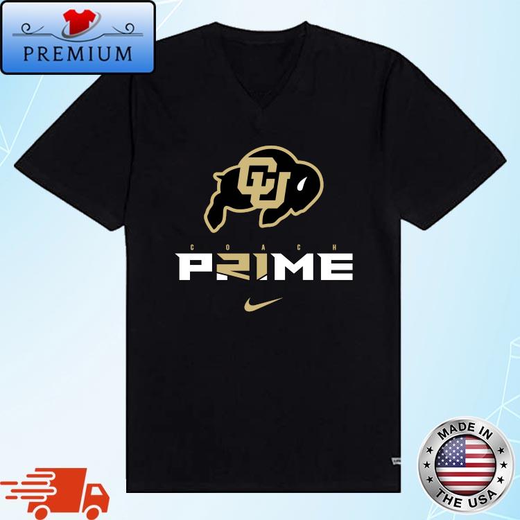 Men's Nike Deion Sanders Black Colorado Buffaloes Coach Prime Performance T- Shirt